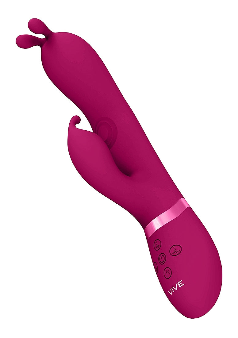 Shots Gada Triple Action Vibrating Rabbit with PulseWave - Rabbit Vibrators