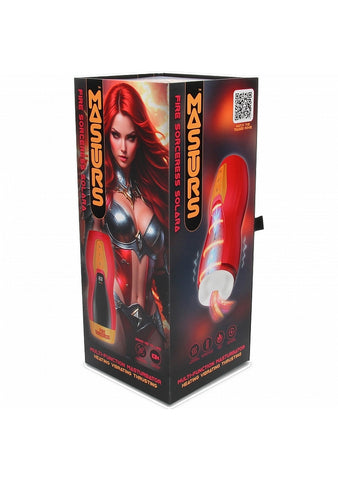 Shots Masturs Solara Fire Sorceress Automatic Masturbator - Masturbators and Strokers