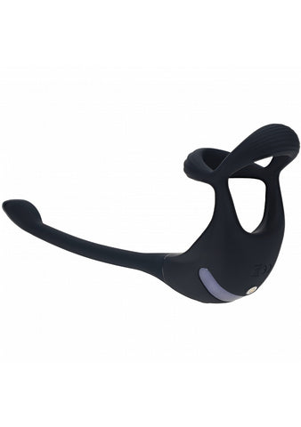 LEVELZ Vibrating TriO Cock Ring with Prostate Stimulator - Vibrating Cock Rings