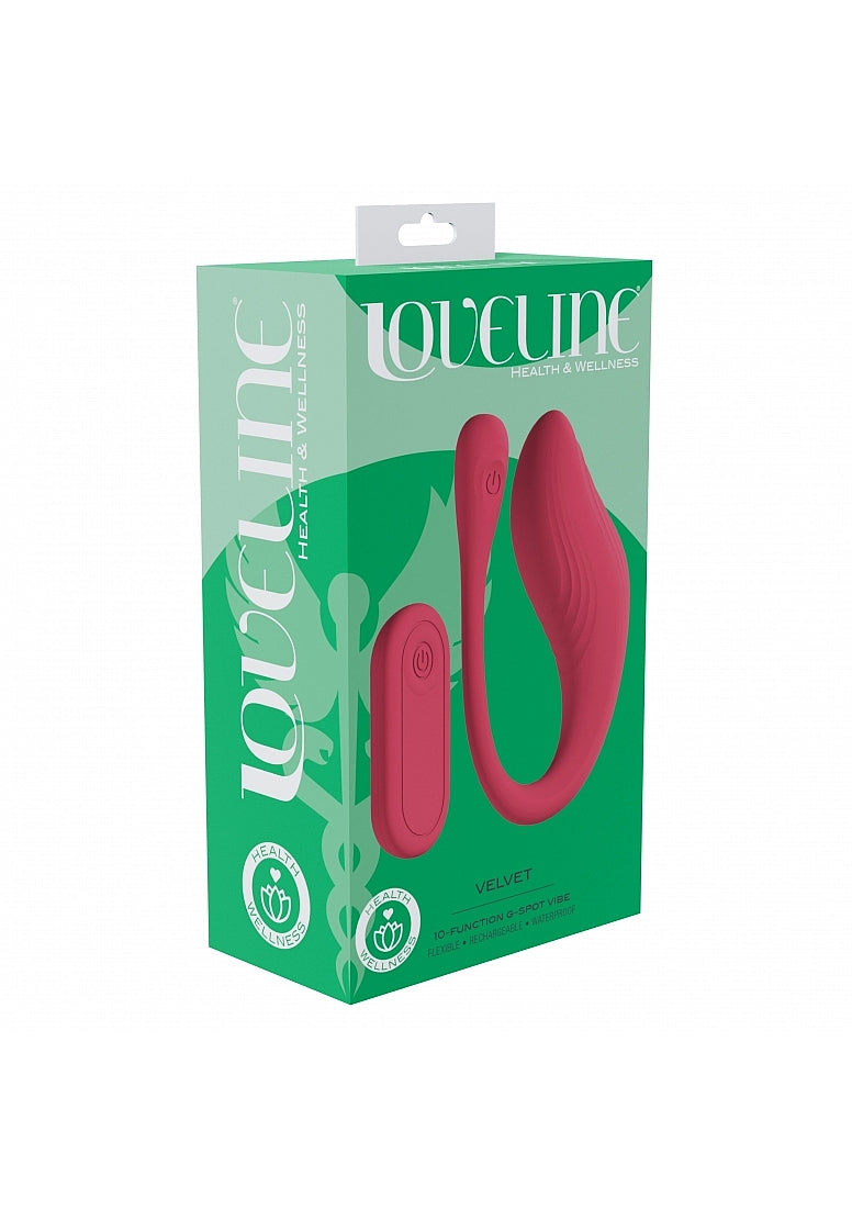 Shots Loveline 10 Function Velvet G-Spot Massager - G-Spot Vibrators