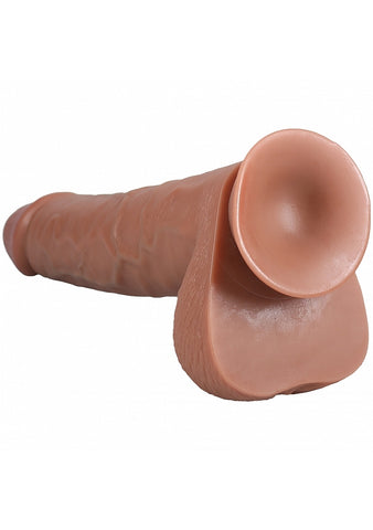 Realrock Ultra Realistic Extra Large Dildo With Balls 33cm - Realistic Dildos