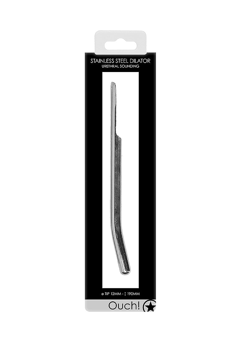 Shots Urethral Sounding Stainless Steel Dilator Black Urethral Sounds