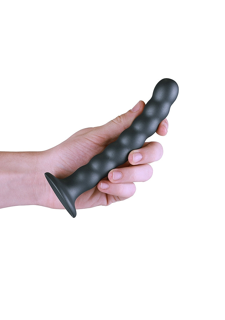 Shots Toys Beaded Suction Cup G-Spot Dildo 16.5 cm - Non-Realistic Dildos