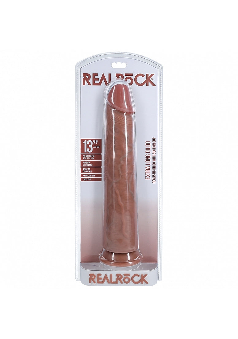 Realrock Extra Large No Balls Realistic Cock 33cm Realistic Dildos