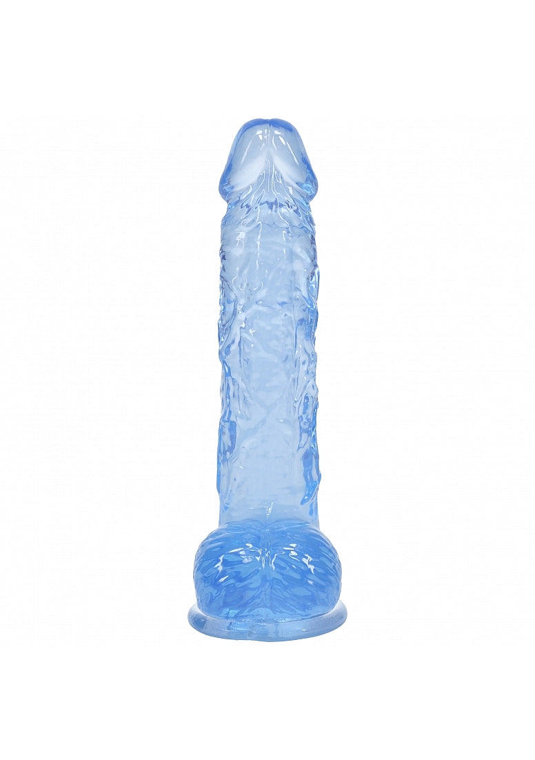 REALROCK 5 Inches Crystal Clear Realistic Dildo with Balls - Realistic Dildos