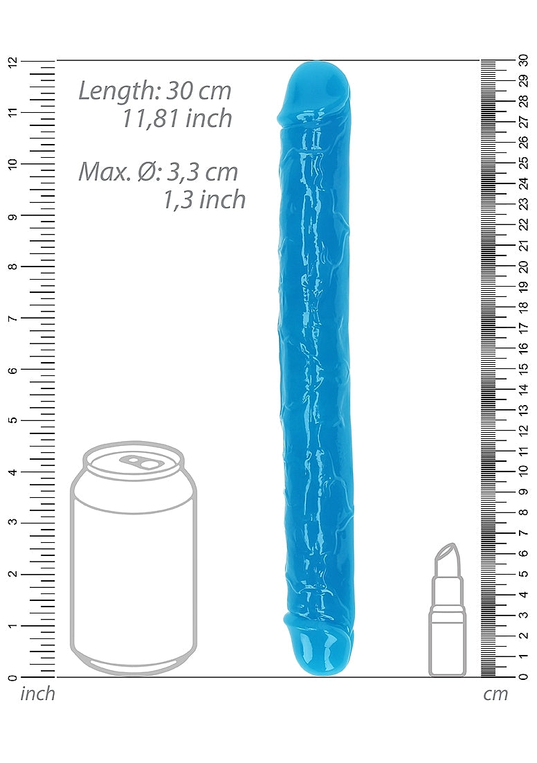 Shots Toys 12 Inch Glow in the Dark Neon Double Dong - Double Ender