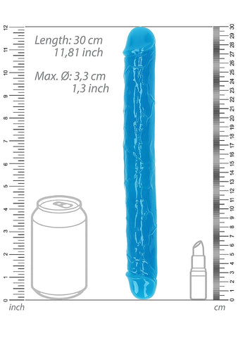 Shots Toys 12 Inch Glow in the Dark Neon Double Dong - Double Ender