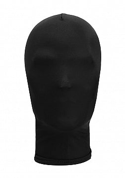 Shots Toys Ouch Subjugation Bondage Hood Mask Black - Bondage Hoods