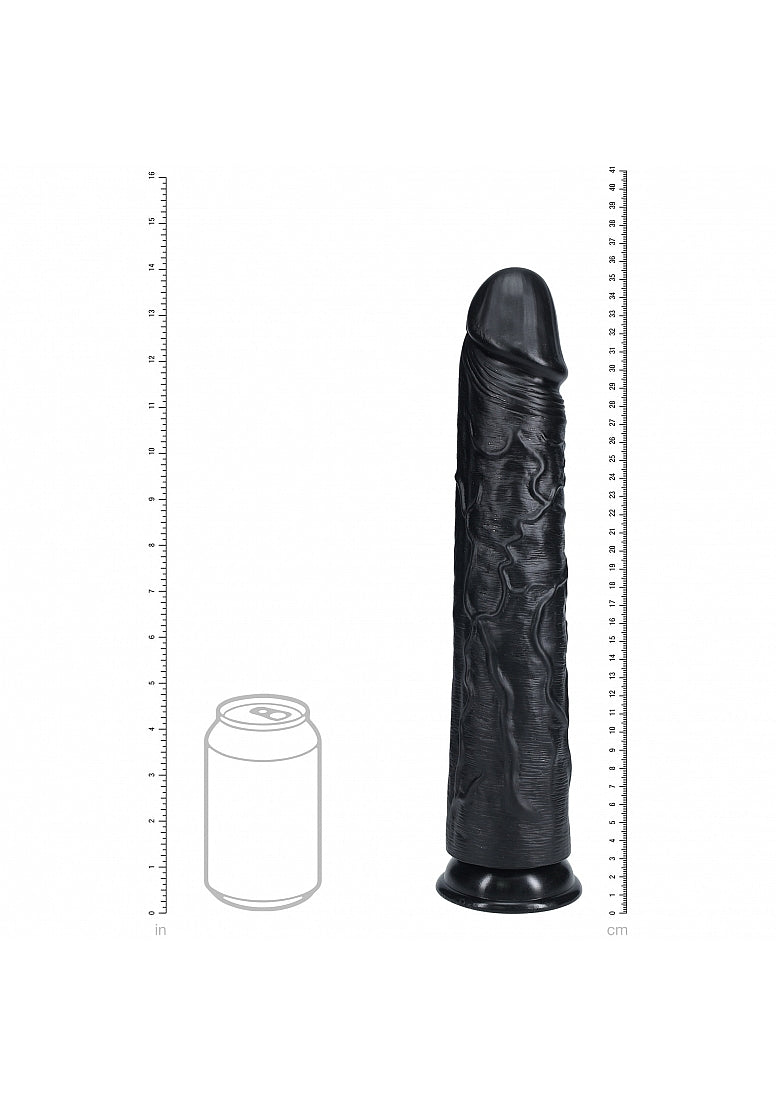 Realrock Extra Large No Balls Realistic Skin Dong 35.5cm Realistic Dildos