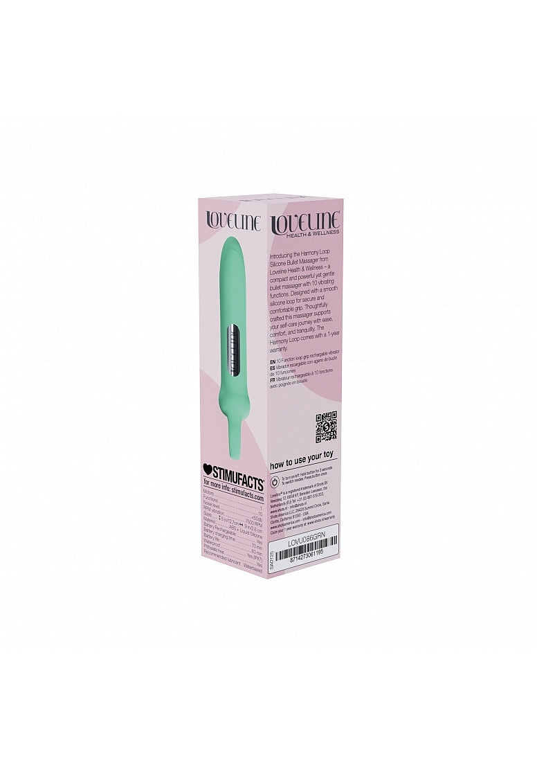 Shots Loveline Harmony Loop Grip Bullet Vibrator - Bullet Vibrators