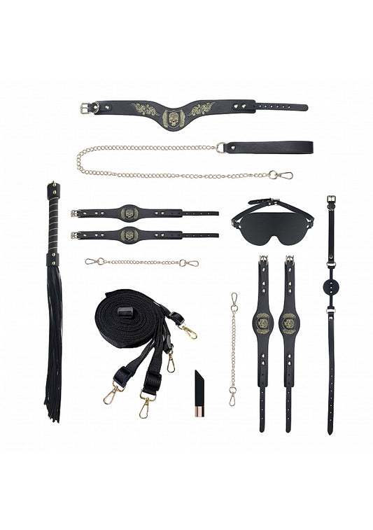 Shots Ouch! London Collection Bondage Kit With Bag - Bondage Kits