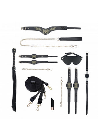 Shots Ouch! London Collection Bondage Kit With Bag - Bondage Kits