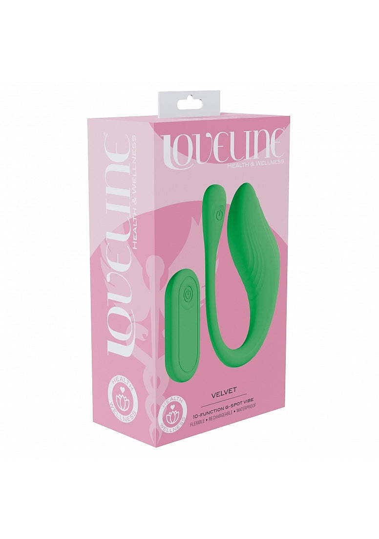 Shots Loveline 10 Function Velvet G-Spot Massager - G-Spot Vibrators