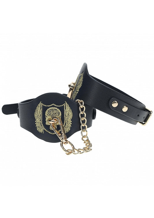 Shots Toys Ouch! London Collection Bondage Leg Cuffs - Cuffs And Restraints