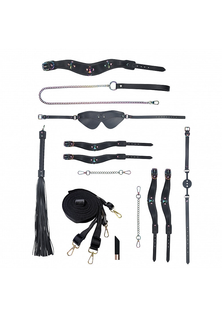 Shots Ouch! Venice Collection Bondage Kit with Bag - Bondage Kits