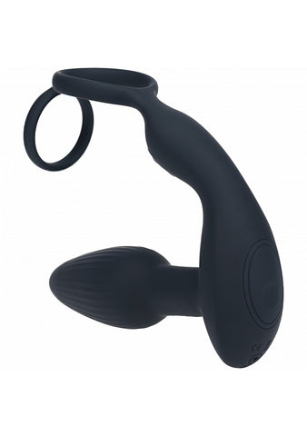 LEVELZ Dual Vibrating Prostate Stimulator with Cock Ring - Prostate Toys
