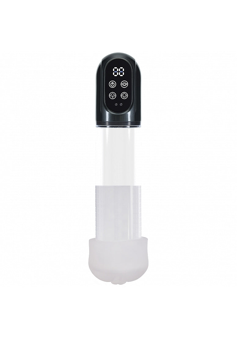 Shots PUMPED Engage Automatic Penis Pump Masturbator - Masturbators and Strokers