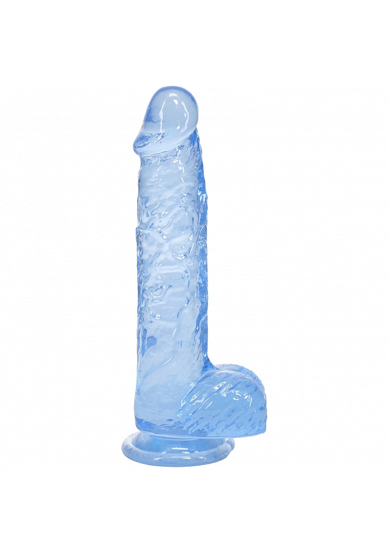 REALROCK 5 Inches Crystal Clear Realistic Dildo with Balls - Realistic Dildos