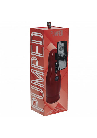 Shots PUMPED Virtuo 10 Function Vibrating Male Masturbator - Masturbators and Strokers
