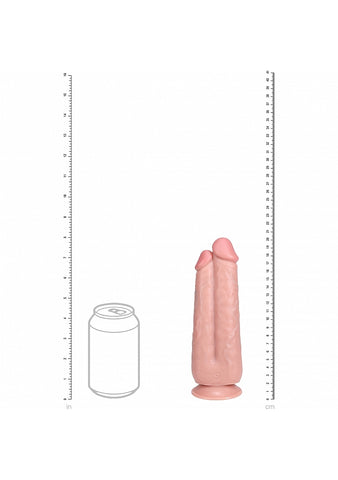 RealRock Ultra Realistic Skin Two in One Dildo 7/8 Inch - Realistic Dildos