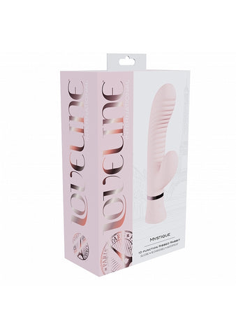 Shots Loveline Mystique 10 Speed Ribbed Rabbit Vibrator - Rabbit Vibrators