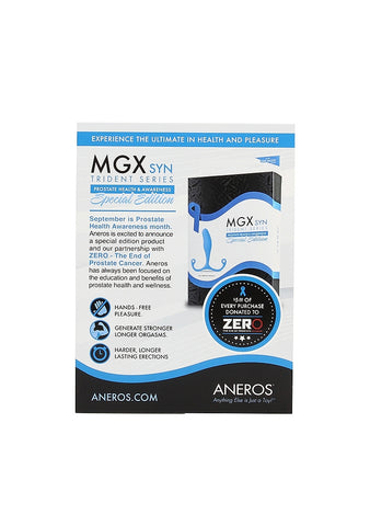 Aneros MGX Syn Trident Blue Promo Kit - Sex Kits