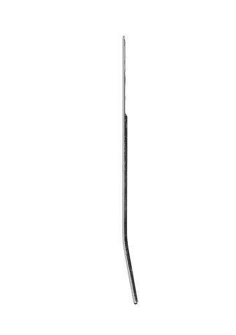 Shots Urethral Sounding Stainless Steel Dilator Black - Urethral Sounds