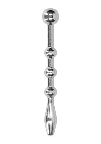 Shots Toys Urethral Sounding Metal Plug with 6 mm Tip - Urethral Sounds
