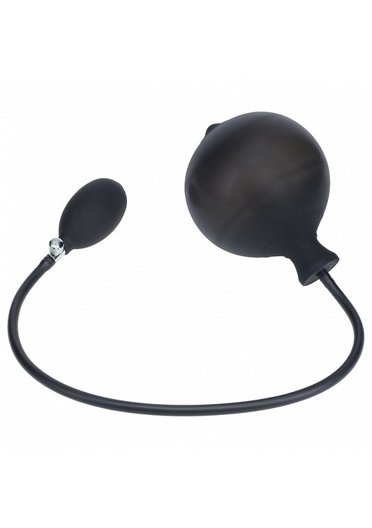 Shots LEVELZ Ribbed Silicone Inflatable Anal Plug Butt Plugs