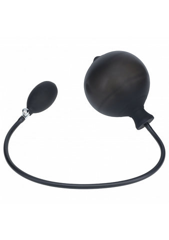 Shots LEVELZ Ribbed Silicone Inflatable Anal Plug - Butt Plugs