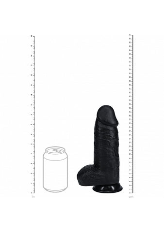 Realrock Extra Thick Realistic Skin Dildo with Balls 23cm - Realistic Dildos