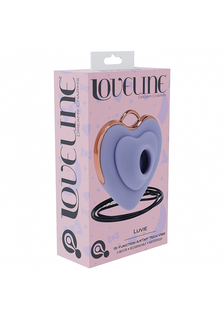 Shots Loveline Luvie AirTapTech 10 Speed Clitoral Vibrator - Clit Ticklers and Pulsators