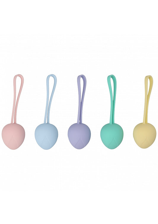 Shots Toys LOVELINE PelviFit Coloured Kegel Kit Love Eggs and Kegel Exercisers