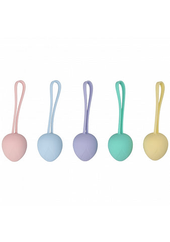 Shots Toys LOVELINE PelviFit Coloured Kegel Kit - Love Eggs and Kegel Exercisers
