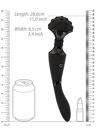 Shots Toys Shiatsu Bendable Body Wand Massager - Body Wands