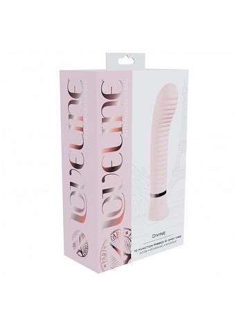 Shots Loveline Divine 10 Functions Ribbed G-spot Vibrator - G-Spot Vibrators