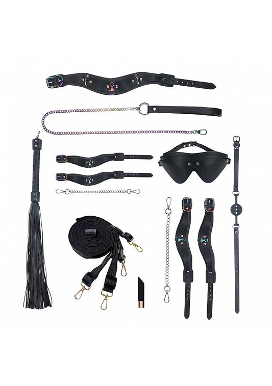 Shots Ouch! Venice Collection Bondage Kit with Bag - Bondage Kits