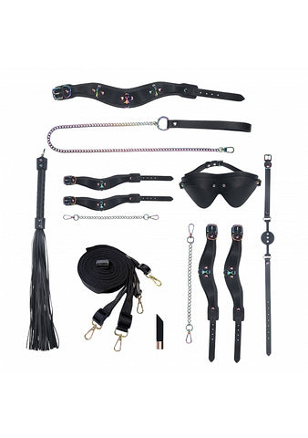 Shots Ouch! Venice Collection Bondage Kit with Bag - Bondage Kits