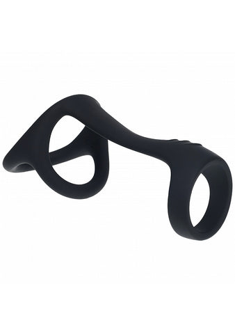 Shots LEVELZ Tri O Silicone Shaft Cock and Ball Ring - Stretchy Cock Rings