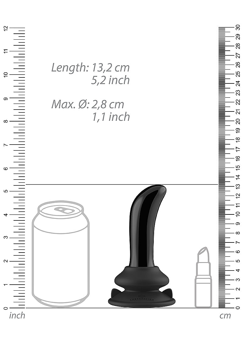 Shots Prickly Rechargeable 10 Functions Glass Vibrator - Glass Sex Toys