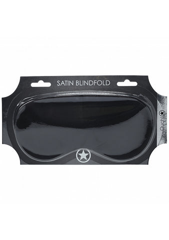 Shots Toys OUCH! Bondage Play Satin Eye Mask - Masks And Blindfolds