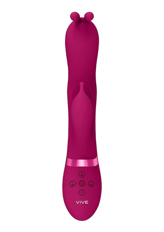 Shots Gada Triple Action Vibrating Rabbit with PulseWave - Rabbit Vibrators