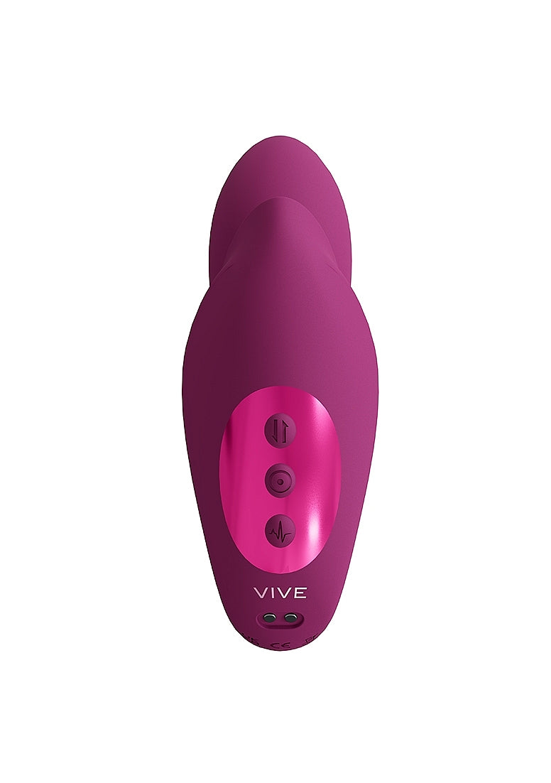 Shots Vive Yuki Dual G-Spot Silicone Vibrator with Beads - G-Spot Vibrators