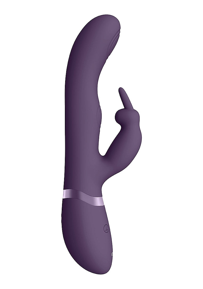 Shots May Rechargeable Silicone Dual Pulse Wave Rabbit Vibe - Rabbit Vibrators