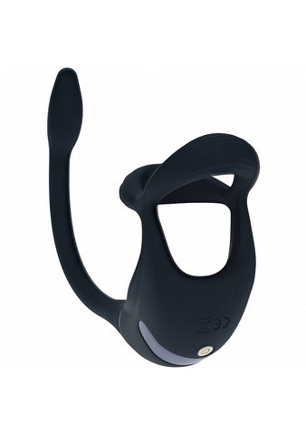 LEVELZ Vibrating TriO Cock Ring with Prostate Stimulator - Vibrating Cock Rings