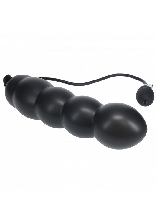 Shots LEVELZ Beaded Inflatable Silicone Anal Plug Butt Plugs