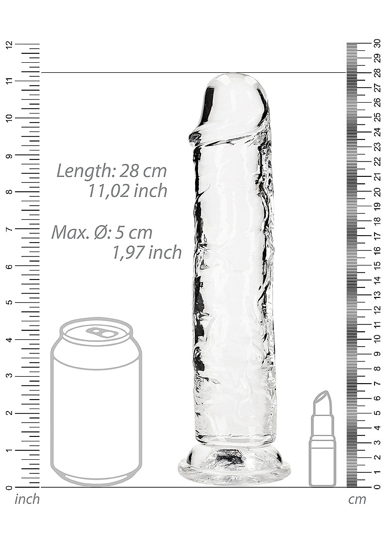 Shots REALROCK 28 cm Realistic Straight Dildo - Realistic Dildos
