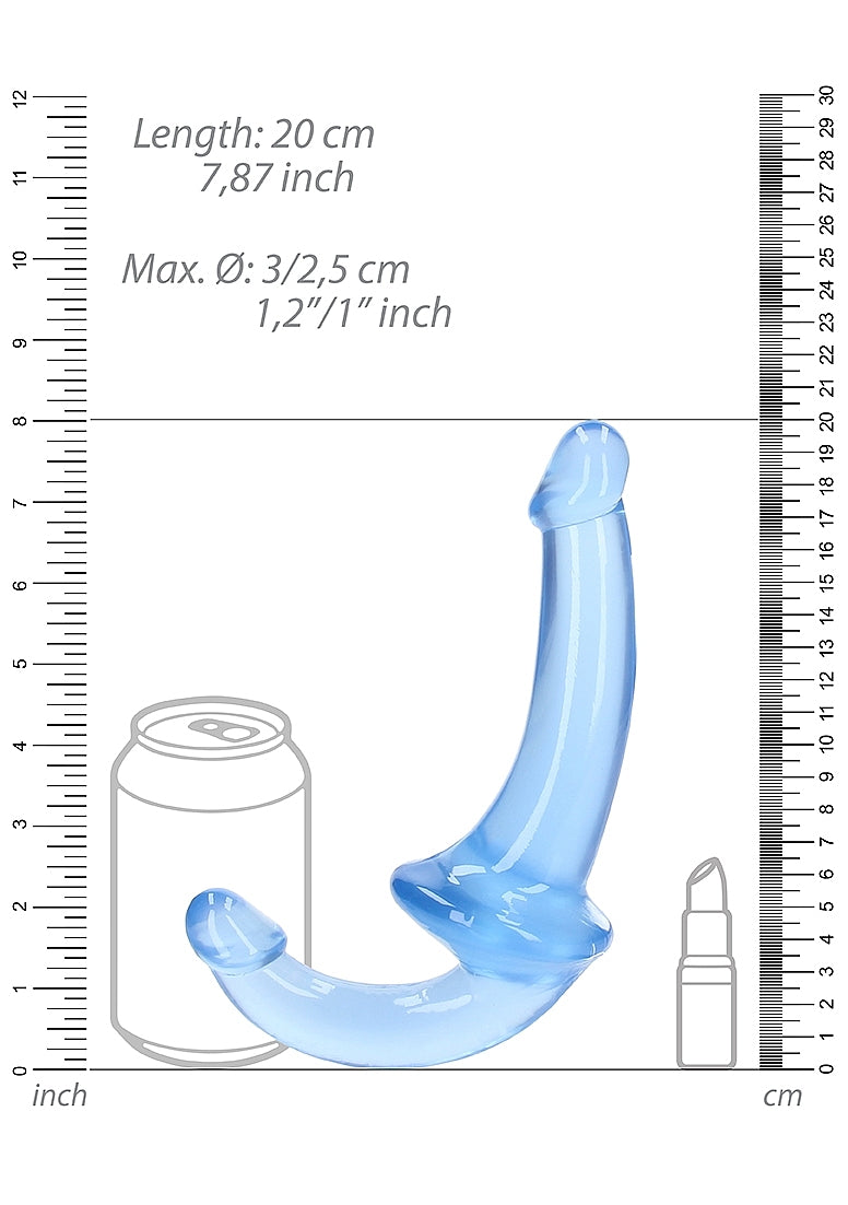 Shots Toys Crystal Clear 6 Inches Strapless Strap On Dildo - Realistic Dildos