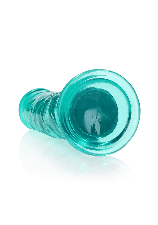 Realrock Crystal Clear 10 Inch Dildo Straight No Balls Realistic Dildos