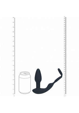 LEVELZ Dual Vibrating Prostate Stimulator with Cock Ring - Prostate Toys